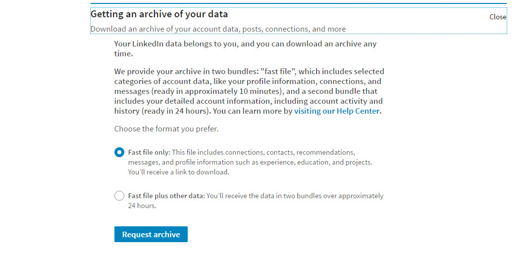 How To Save Your LinkedIn Data - Steps You Need To Take Today - Career ...