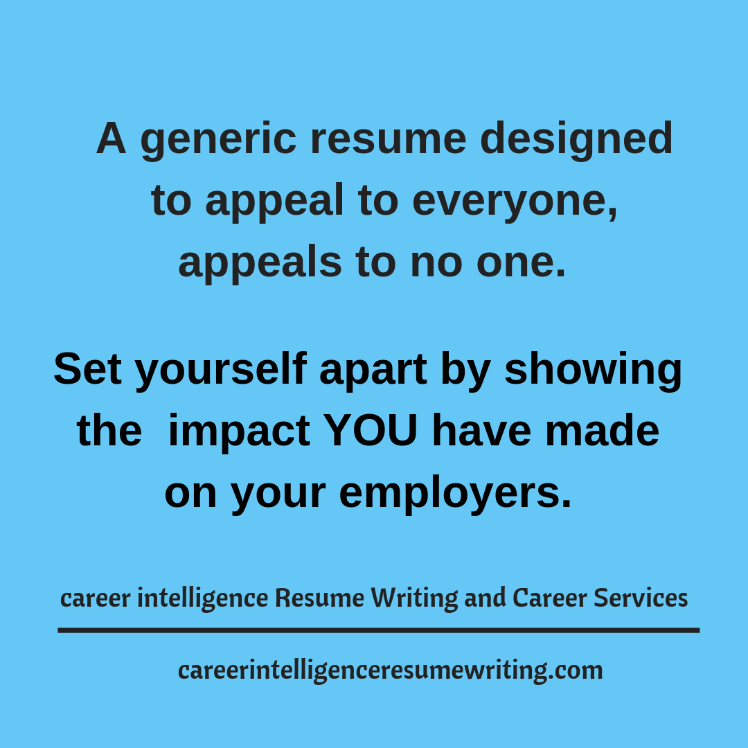 Generic Resume